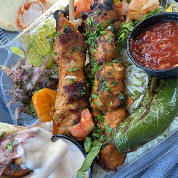 Rumi Kabob - Chicken kabob plate - Food Trucks Near Me - Vallejo, California Rumi Kabob - Chicken kabob plate - Food Trucks Near Me - Vallejo, California