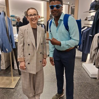 Hugo Boss - Margaret B., one of the lovely employees. - Men's Clothing Near Me - Chicago, Illinois Hugo Boss - Margaret B., one of the lovely employees. - Men's Clothing Near Me - Chicago, Illinois
