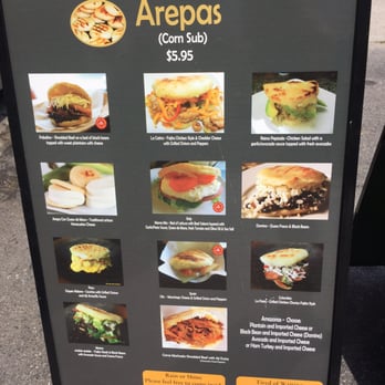 Fajitas Factory - Arepas menu - Food Trucks Near Me