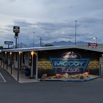 Hotel McCoy - Middle building mural - Hotels Near Me - Tucson, Arizona