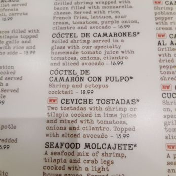 Rancho Grande - Seafood offerings on the menu - Mexican Near Me - Cold Spring, Kentucky