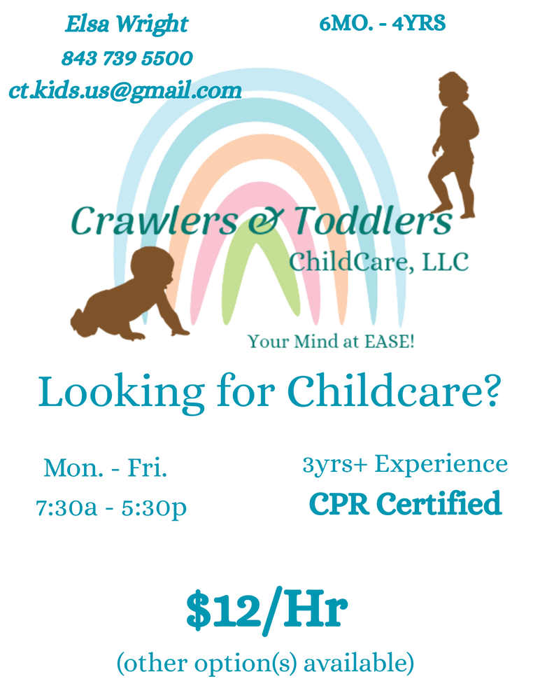 Crawlers & Toddlers Childcare - childcare center in Goose Creek, SC