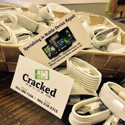 Cracked Device - Photo