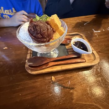 Katsu Ya Ton Ton - Kinako Warabimochi desert - Japanese Near Me - Las Vegas, Nevada