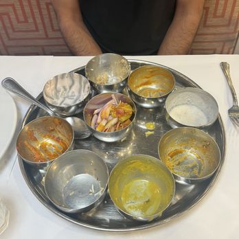 Chaat Bhavan - House Thali with Chilli Paneer, Aloo Matar and Rajmah. - Indian Near Me - Fremont, California