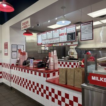 Five Guys - The order bar ... - Burgers Near Me - Las Vegas, Nevada