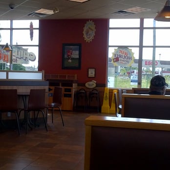 Tim Hortons - Seating area. Esso gas station is nearby. - Coffee & Tea Near Me - Abbotsford, British Columbia