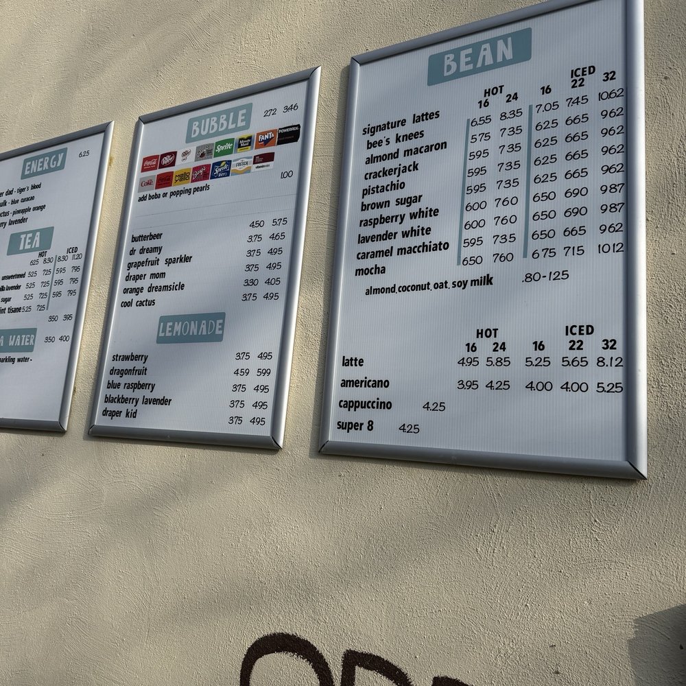 Bubble N Bean - Menu - Coffee & Tea Near Me - Draper, Utah Bubble N Bean - Menu - Coffee & Tea Near Me - Draper, Utah