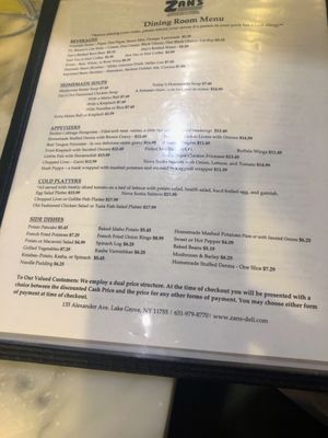 Menu photo 3 Zan's Kosher Deli Lake Grove, NY