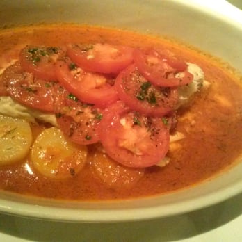 Kyma - Royal Dorade with potatoes & tomatoes. - Greek Near Me - Atlanta, Georgia