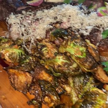Georgia James - Brussels sprouts, bone marrow, ribeye with truffle - Steakhouses Near Me - Houston, Texas Georgia James - Brussels sprouts, bone marrow, ribeye with truffle - Steakhouses Near Me - Houston, Texas