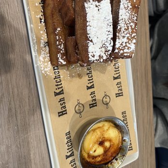 Hash Kitchen Arcadia - Bread pudding French Toast Sticks. Delicious - Breakfast & Brunch Near Me - Phoenix, Arizona Hash Kitchen Arcadia - Bread pudding French Toast Sticks. Delicious - Breakfast & Brunch Near Me - Phoenix, Arizona
