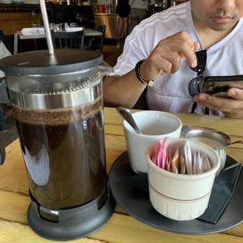 7th & Carson - French press coffee $6.50 for the whole thing :) - New American Near Me - Las Vegas, Nevada