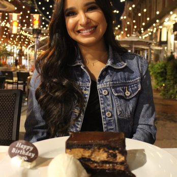 Ocean Prime - Chocolate Cake with Vanilla Ice Cream (girlfriend not included) - Seafood Near Me - Denver, Colorado