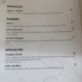 Jackson's Corner - Kids menu - Sandwiches Near Me - Bend, Oregon