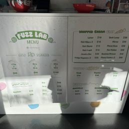 Menu Prices