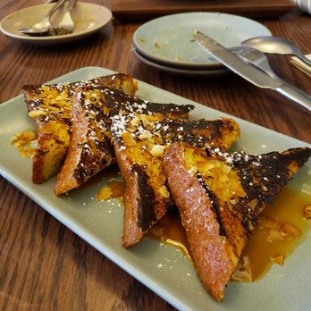 Proxi - Coconut pandan french toast - Tapas/Small Plates Near Me - Chicago, Illinois Proxi - Coconut pandan french toast - Tapas/Small Plates Near Me - Chicago, Illinois