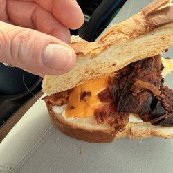 The Grind - Bacon and eggs sandwich.