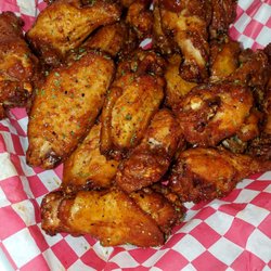Pier 34 Seafood and Pub - Pineapple Lemon Pepper wings.