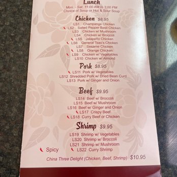 Xin Xin - Lunch Special Menu - Chinese Near Me - McAllen, Texas Xin Xin - Lunch Special Menu - Chinese Near Me - McAllen, Texas
