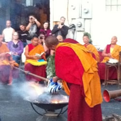 Aquarius - Visiting Tibetan Monks at Aquarius.