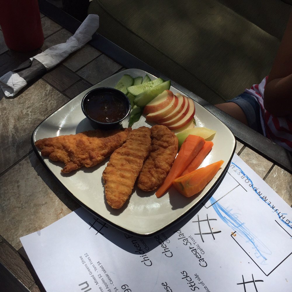 The Wolf's Den - Kids chicken tenders with fruit and veggie sides - Burgers Near Me - Golden, British Columbia The Wolf's Den - Kids chicken tenders with fruit and veggie sides - Burgers Near Me - Golden, British Columbia