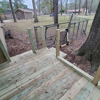 Houston Deck and Shade - Building two new gates - Decks & Railing Near Me - Cleveland, Texas