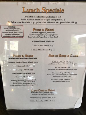 Menu photo 2 CraigO's Pizza & Pastaria Austin, TX Menu photo 2 CraigO's Pizza & Pastaria Austin, TX