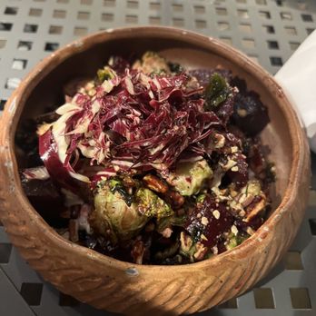 Tandem - Brussel and beet salad - New American Near Me - Carrboro, North Carolina Tandem - Brussel and beet salad - New American Near Me - Carrboro, North Carolina