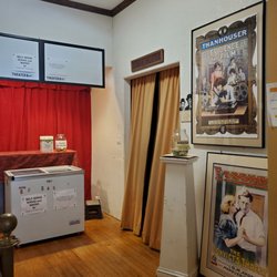 Niles Essanay Silent Film Museum - Entrance to theater and cold drinks