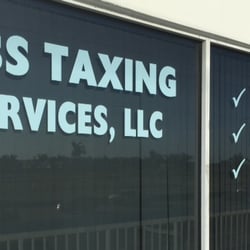 Less Taxing Services - Window Sign