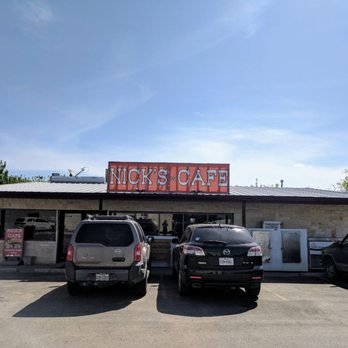 Nick's Cafe - cars parked in front of the restaurant - American Near Me - Blue Ridge, Texas Nick's Cafe - cars parked in front of the restaurant - American Near Me - Blue Ridge, Texas