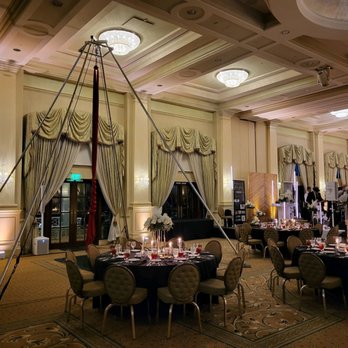 Cirque de Vol - Aerial Silks performance for a Black Tie Fundraising Gala - Yoga Near Me - Raleigh, North Carolina