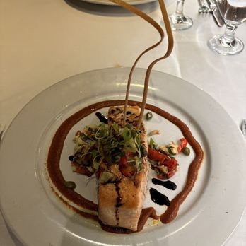 Irina's Steak and Seafood - Salmon entree. - Steakhouses Near Me - West Des Moines, Iowa