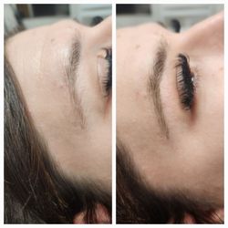 Radiant Glow Skin Studio - before and after brow wax and tint