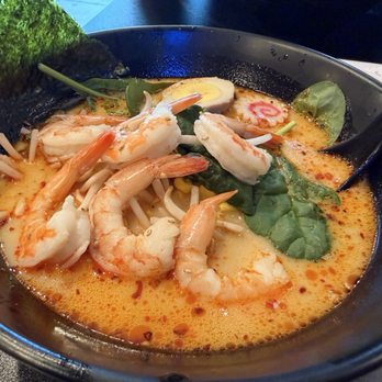 Wanna Poke - Tonkatsu ramen with shrimp. Should have got the pork as the shrimp weren't great. - Poke Near Me - Centennial, Colorado Wanna Poke - Tonkatsu ramen with shrimp. Should have got the pork as the shrimp weren't great. - Poke Near Me - Centennial, Colorado