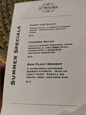 Menu photo 3 JJ's Wine Bar Franklin, TN Menu photo 3 JJ's Wine Bar Franklin, TN
