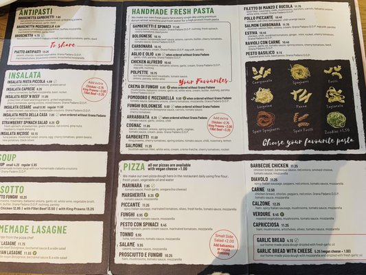 Menu photo 4 Vapiano Edinburgh, EDH