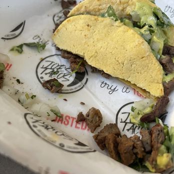 Joe's Tacos - Taco already broken in to go box - Tacos Near Me - Peoria, Arizona Joe's Tacos - Taco already broken in to go box - Tacos Near Me - Peoria, Arizona