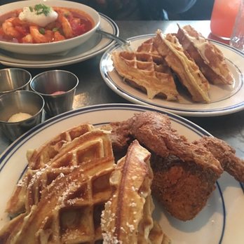 Sweet Chick - Shrimp and Grits, Sticky Bun Waffles, Chicken and Waffles. - Southern Near Me - Brooklyn, New York Sweet Chick - Shrimp and Grits, Sticky Bun Waffles, Chicken and Waffles. - Southern Near Me - Brooklyn, New York