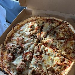 Gambino's Pizza - Large sausage and pepperoni pizza