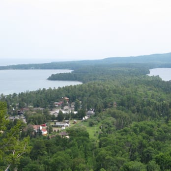 Brockway Mountain Drive - View from 1st turnout - Hiking Near Me - Copper Harbor, Michigan