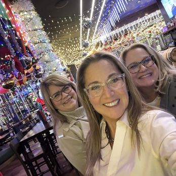 Martin City - Another photo of the three of us, with the holiday decor behind us. - Burgers Near Me - Kansas City, Missouri Martin City - Another photo of the three of us, with the holiday decor behind us. - Burgers Near Me - Kansas City, Missouri