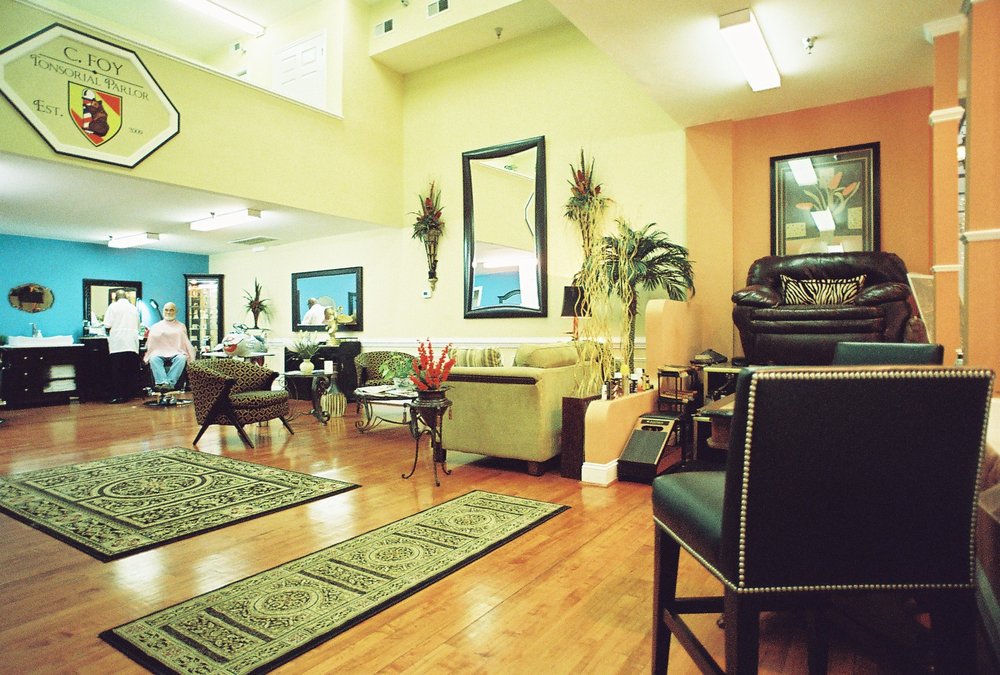 C Foy Tonsorial Parlor Logo