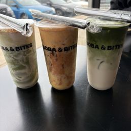 Vanilla Lavender Matcha, Creme Brulee Croffle, Banana Pudding Matcha Vanilla Lavender Matcha, Creme Brulee Croffle, Banana Pudding Matcha