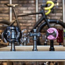 We carry Speedplay and Shimano clipless pedals, and a variety of cycling shoes.