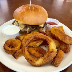 Cuyama Deli - Double Cheese and O-Rings.