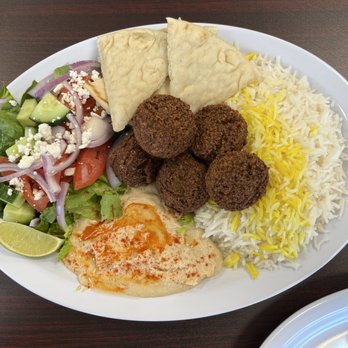 Persian Garden - Falafel plate (vegetarian) - Mediterranean Near Me - Casa Grande, Arizona Persian Garden - Falafel plate (vegetarian) - Mediterranean Near Me - Casa Grande, Arizona