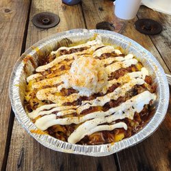 Smokelahoma BBQ - Spudlahoma with Pulled Pork. Not much flavor. Kinda blah.
