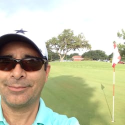 Randolph Oaks Golf course - On the green in one stroke on hole 15! Yep got lucky but still only managed to get Parr.